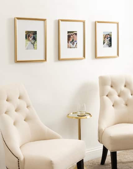 Kate and Laurel Adlynn 11" x 14" Photo Frames 5" x 7" with Mat, 3ct.